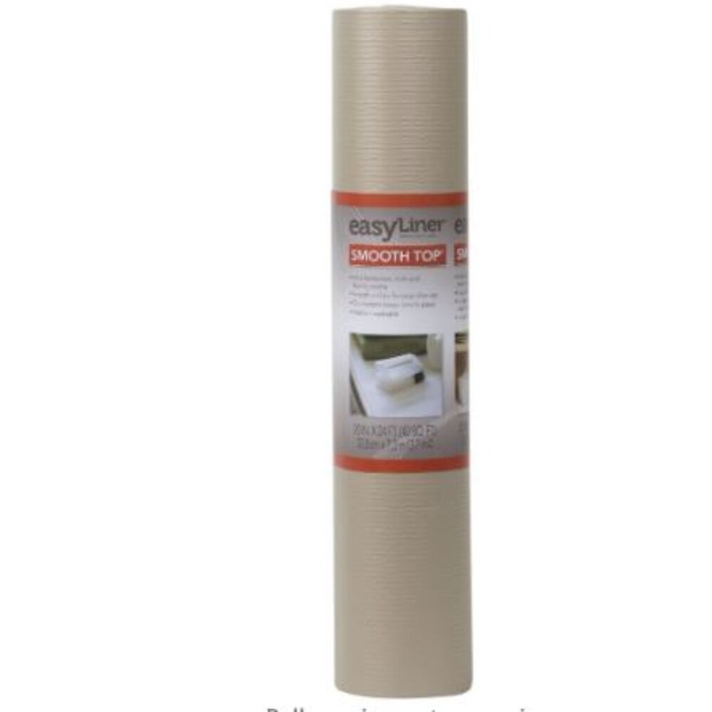 Duck Smooth Top EasyLiner, 20-inch x 24 Feet, Taupe